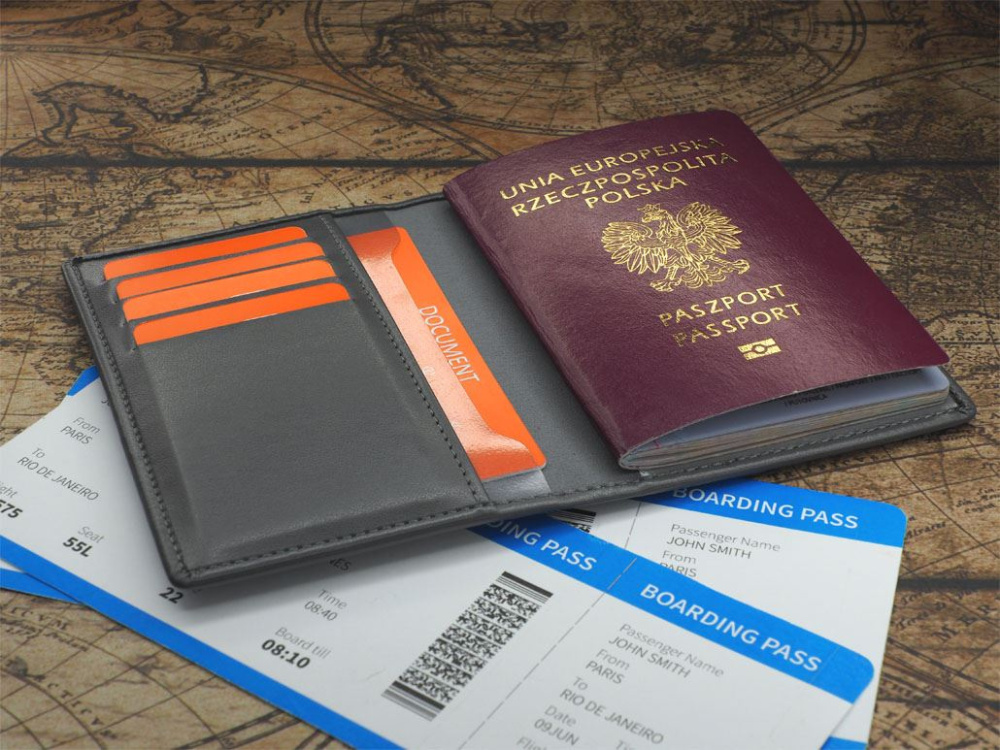 Logo trade promotional items picture of: RFID passport case 1301119