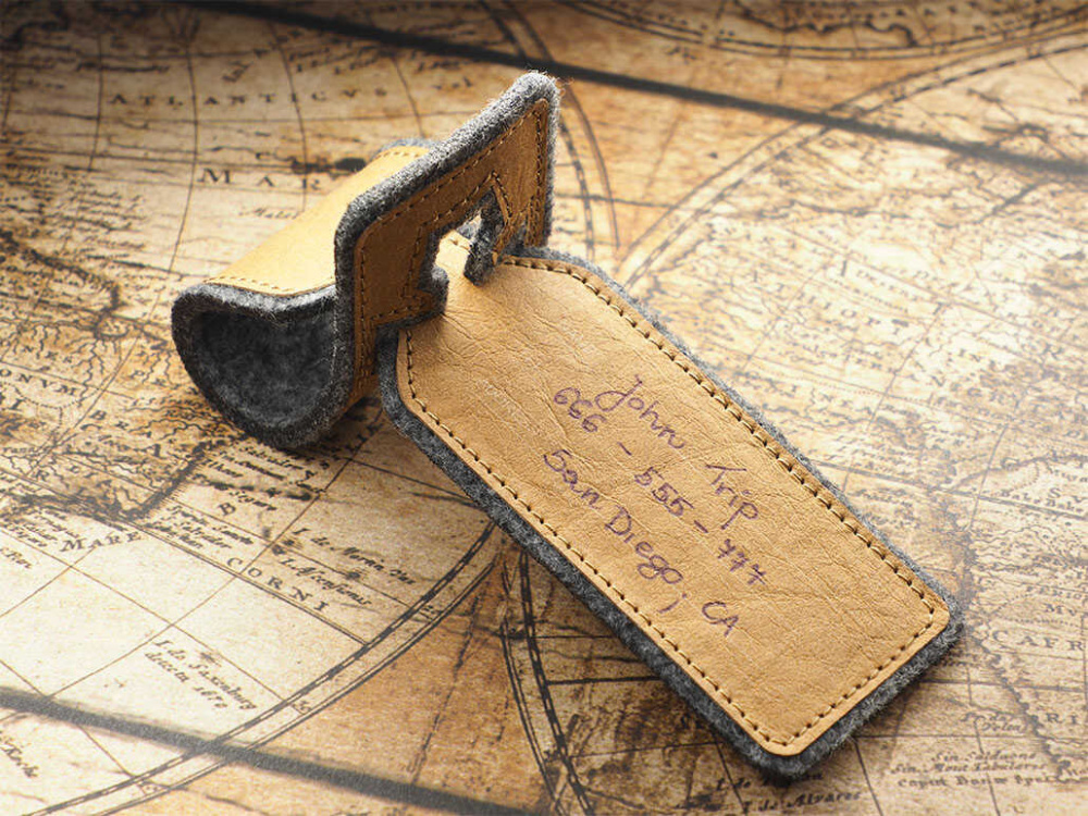 Logotrade promotional merchandise photo of: Luggage tag 969140