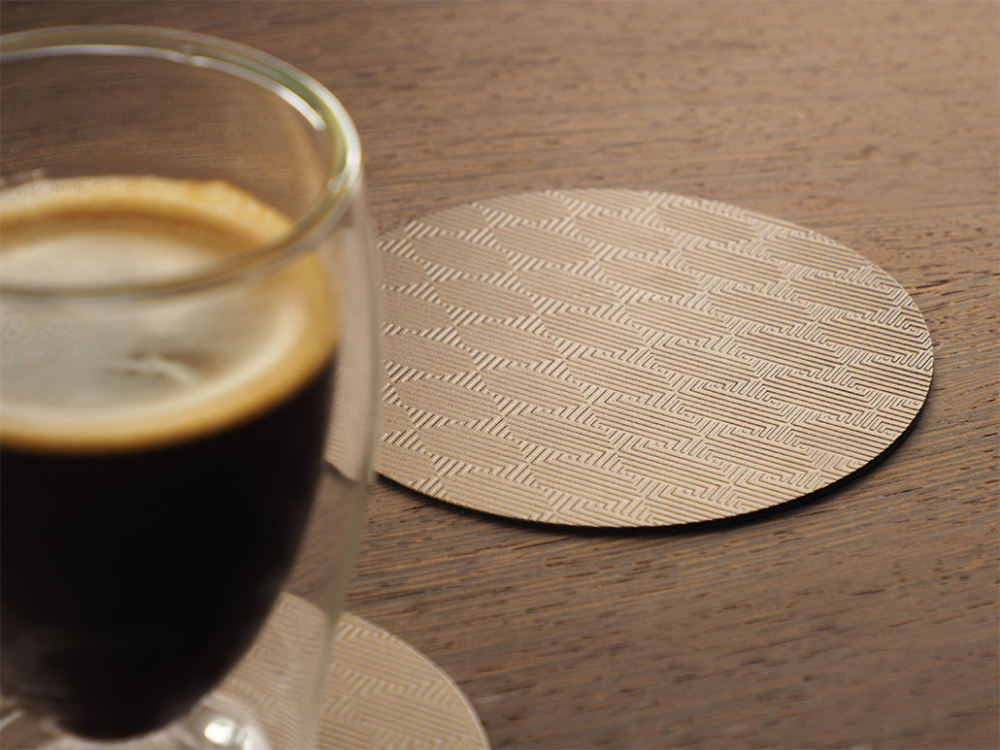 Logo trade promotional merchandise image of: Coaster 1047241