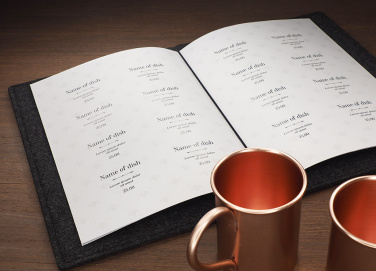 Logotrade promotional giveaways photo of: Menu cover Ambiente 1643246