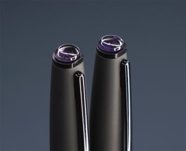 Logo trade promotional items picture of: Amethyst Pen set  1288036