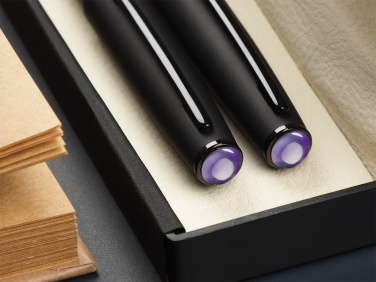 Logotrade promotional product picture of: Amethyst Pen set  1288036