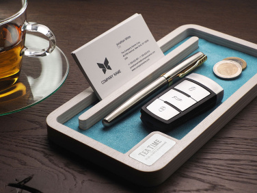 Logotrade promotional gift picture of: Wooden desk organiser 1818121