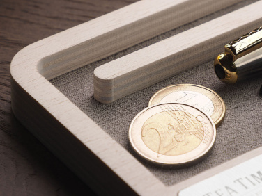 Logo trade corporate gifts picture of: Wooden desk organiser 1818121