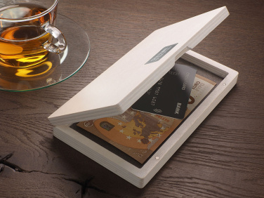 Logo trade advertising products picture of: Wooden bill box 1816121