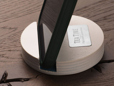 Logo trade promotional item photo of: Wooden telephone stand 1833121