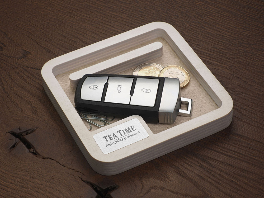 Logo trade promotional items picture of: Wooden desk organiser 1846121