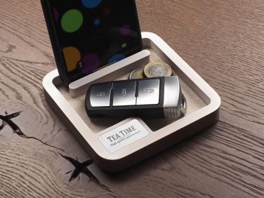 Logotrade promotional merchandise picture of: Wooden desk organiser 1846121