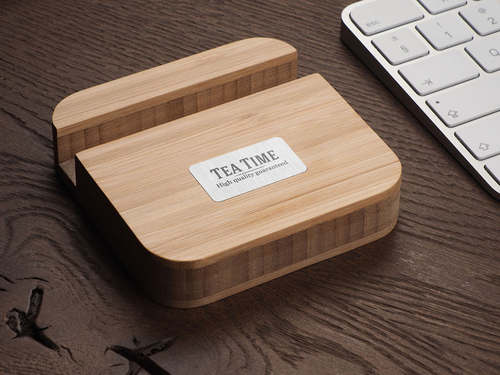 Logotrade promotional product picture of: Wooden telephone stand 1847292