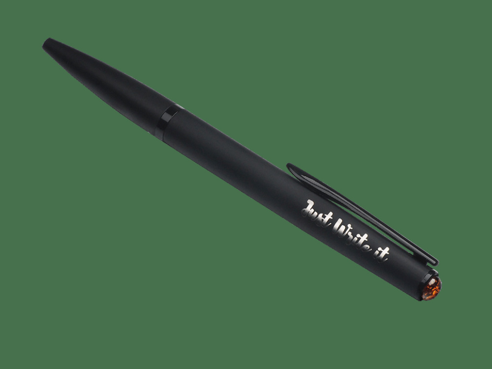 Logotrade promotional items photo of: Ball pen with AMBER stone 2070036