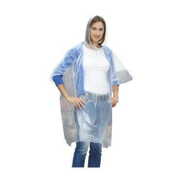 Logo trade business gift photo of: Clear poncho/raincoat