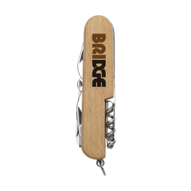 Logotrade promotional product picture of: Beechwood Pocket knife