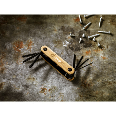 Logotrade promotional gift image of: Bamboo Black Tool multi tool