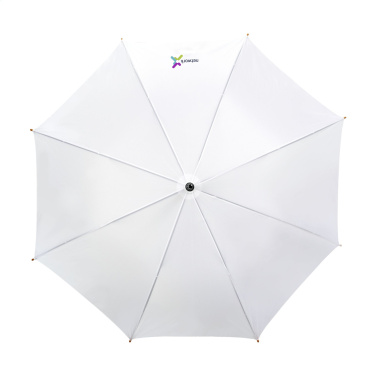 Logo trade business gifts image of: FirstClass RCS RPET umbrella 23 inch