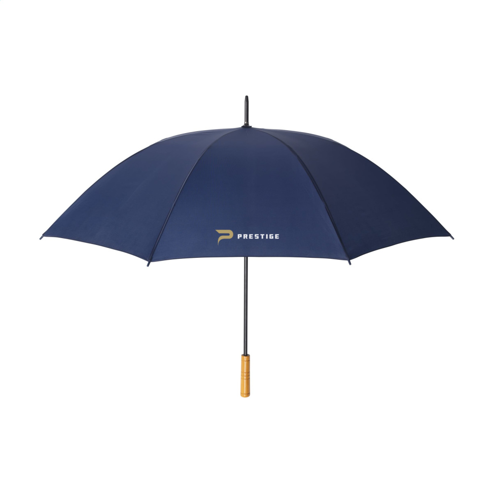 Logo trade promotional merchandise picture of: BlueStorm RCS RPET umbrella 30 inch