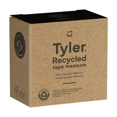 Logo trade business gifts image of: Tyler RCS Recycled 5 meter tape measure