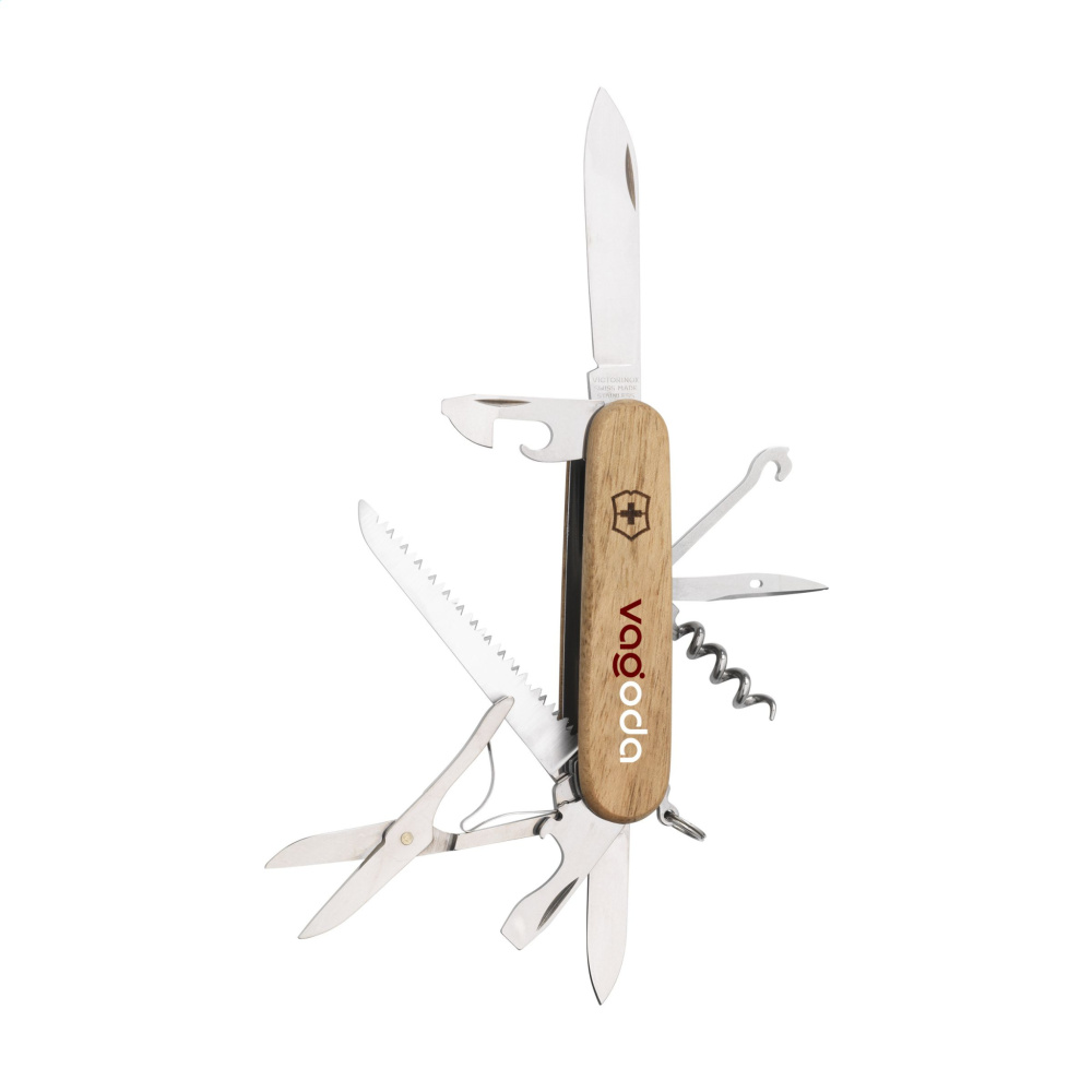 Logo trade advertising products picture of: Victorinox Huntsman Wood pocket knife