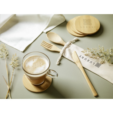 Logotrade advertising product image of: Bambu Cutlery Set