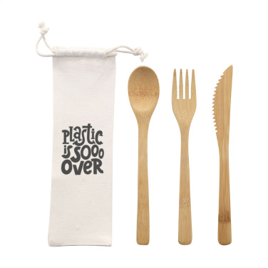 Logotrade promotional gifts photo of: Bambu Cutlery Set