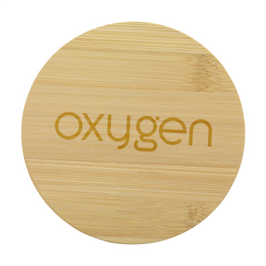 Logo trade advertising product photo of: Bamboo Coaster Set