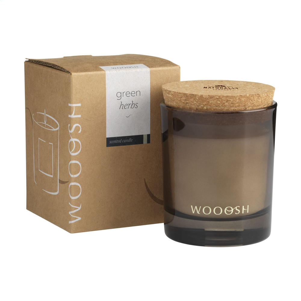 Logotrade promotional product image of: Wooosh Scented Candle Green Herbs