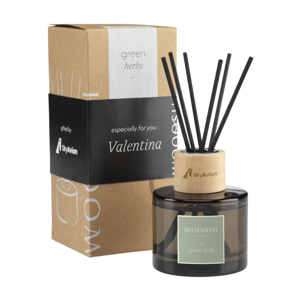 Logo trade promotional items image of: Wooosh Fragrance Sticks Green Herbs