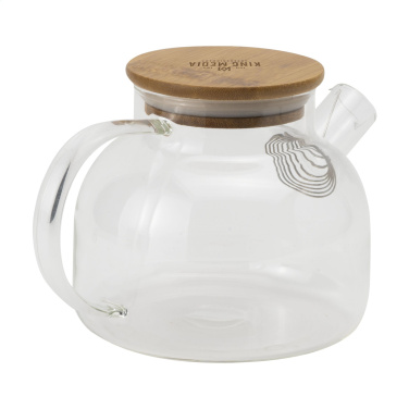 Logo trade promotional giveaway photo of: Teatime Glass Teapot