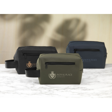 Logo trade business gift photo of: LeLennon RCS Recycled PU Toiletry Bag