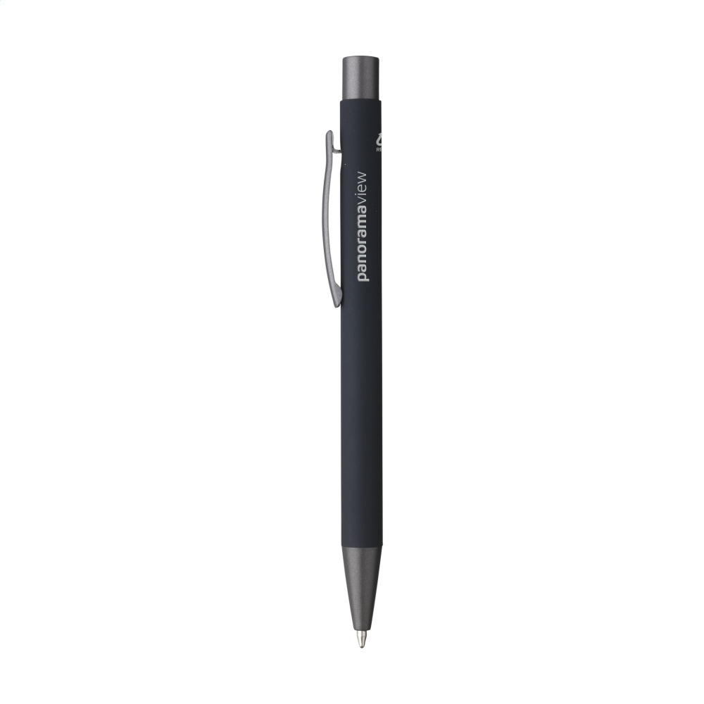 Logo trade promotional giveaways picture of: Brady Soft Touch Recycled Alu pens