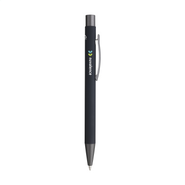 Logo trade promotional product photo of: Brady Soft Touch Recycled Alu pens