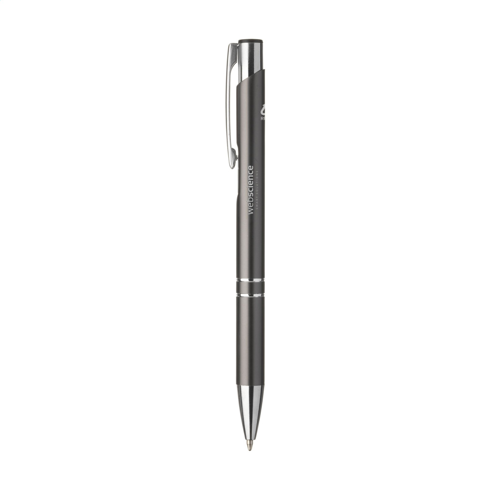 Logo trade corporate gift photo of: Ebony Recycled Alu pens