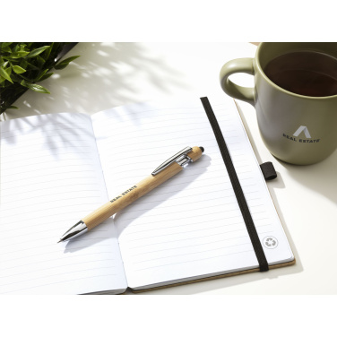 Logotrade promotional merchandise image of: Luca Touch Bamboo stylus pen