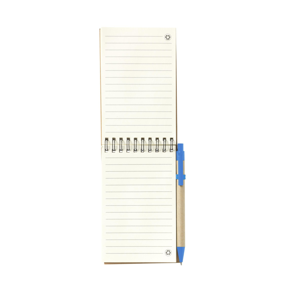 Logo trade promotional gifts image of: RecycleNote-M Paper notebook