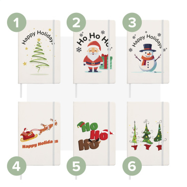 Logo trade promotional giveaways picture of: Pocket Notebook A5 X-Mas