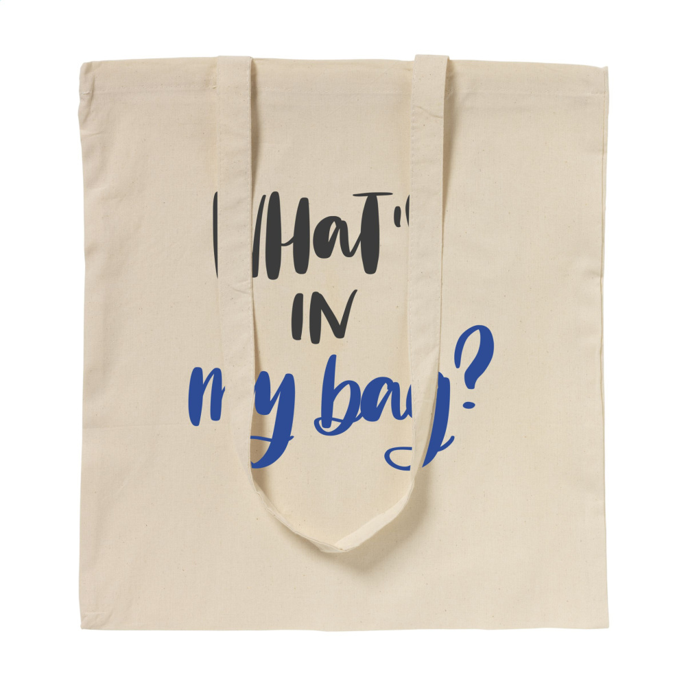 Logo trade advertising product photo of: ShoppyBag (100 g/m²) long handles cotton bag