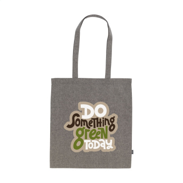 Logo trade promotional items image of: GRS Recycled Cotton Shopper (180 g/m²) bag