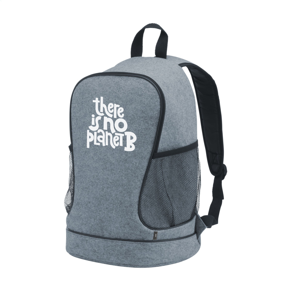 Logo trade promotional merchandise picture of: PromoPack Felt Gym Bag backpack