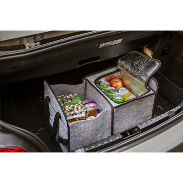 Logotrade corporate gift picture of: Trunk GRS RPET Felt Organiser Cooler bag