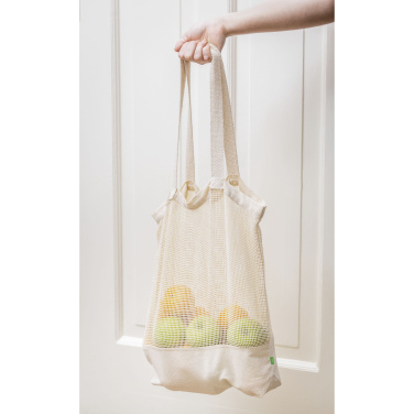 Logotrade corporate gift image of: Natura Organic Mesh Shopper (180 g/m²) shopping bag