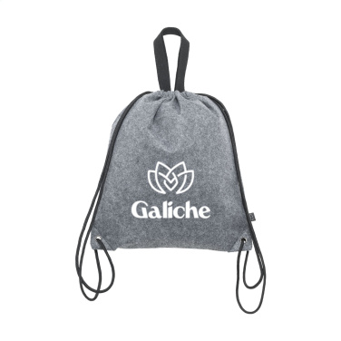 Logotrade promotional merchandise picture of: GRS RPET Felt PromoBag Plus backpack