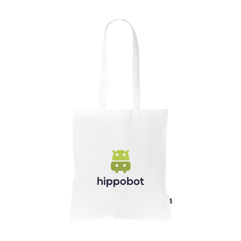 Logo trade promotional giveaways image of: Shoppy Colour Bag GRS Recycled Cotton (150 g/m²)