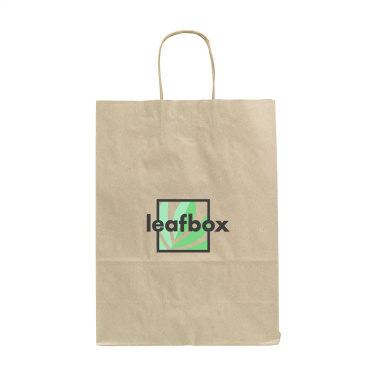 Logotrade promotional giveaway image of: Leaf It Bag Wide recycled grass paper (90 g/m²) M