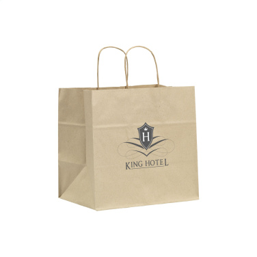 Logo trade advertising products picture of: Leaf It Bag recycled grass paper (90 g/m²) L