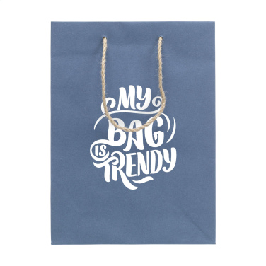 Logotrade advertising products photo of: Leaf It Bag recycled with jeans fibres (180 g/m²) M
