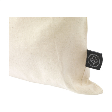 Logotrade corporate gift image of: Gift Pouch Natural GRS Recycled Cotton (150 g/m²) L