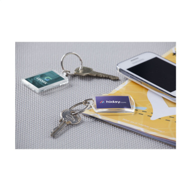 Logo trade advertising products image of: Club keyring