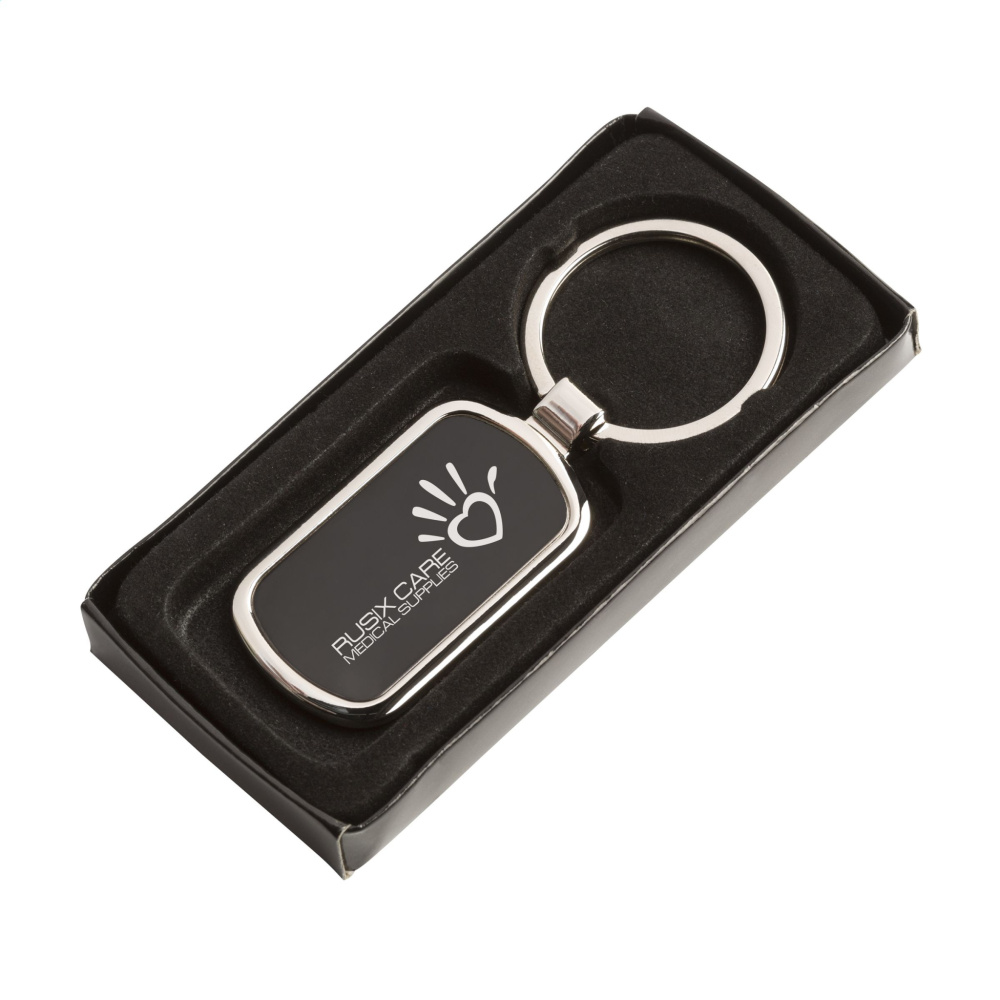 Logo trade promotional gifts picture of: KeyTag Rectangular keyring