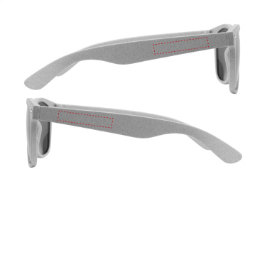 Logo trade business gifts image of: Malibu Eco Wheatstraw sunglasses