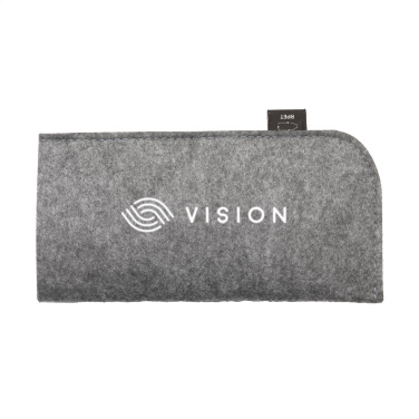Logo trade corporate gift photo of: Feltro GRS RPET Pouch for glasses