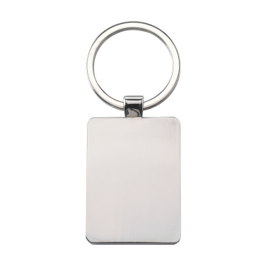 Logotrade promotional items photo of: Bamboo Key Rectangle keyring